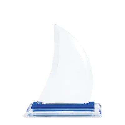 Producto personalizable Trofeo De Cristal "Spica"