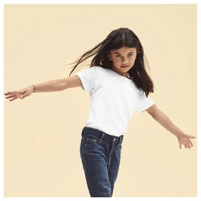 Producto personalizable Camiseta Niña Blanca Iconic