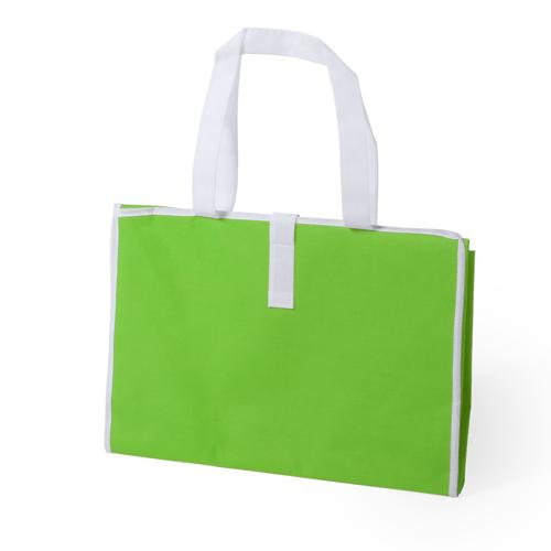 Esterilla plegable tamaño maxi de 180x70cm en resistente material non-woven laminado en variada gama de vivos colores brillantes. Con cierre de velcro y cintas