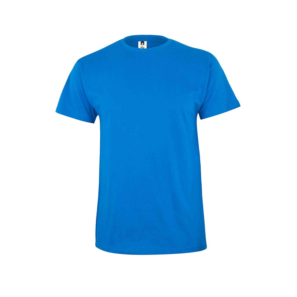 <p><span style="color: rgb(0,0,0);background-color: rgb(255,255,255);font-size: 16px;font-family: Roboto, sans-serif;">Camiseta UNISEX manga corta. Single Jersey. 100% Algodón RingSpun. 155 g/m². Cuello redondo en punto canalé 1x1 con elastano para mayor elasticidad. Cubrecosturas en el mismo tejido reforzadas en hombro y cuello para evitar deformación. Tejido tubular, tacto suave y regular fit.</span></p>