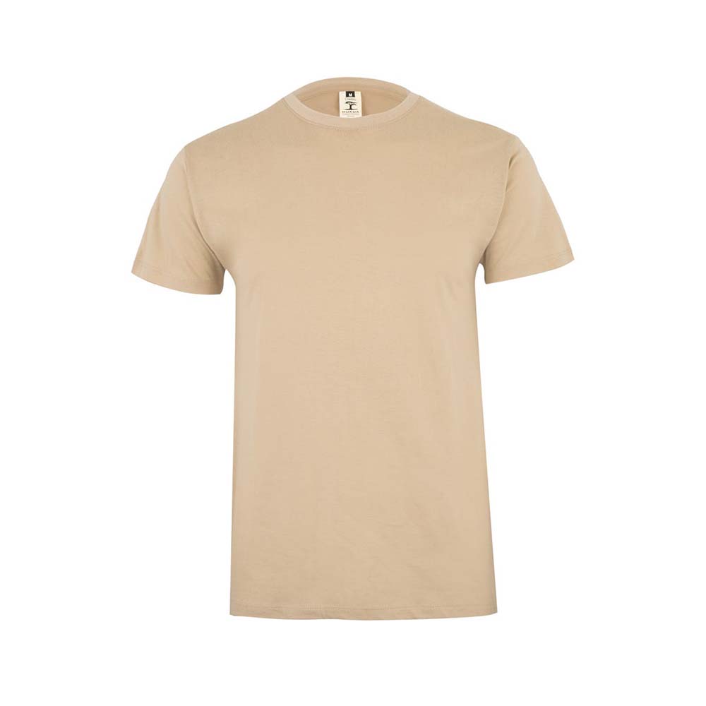 <p><span style="color: rgb(0,0,0);background-color: rgb(255,255,255);font-size: 16px;font-family: Roboto, sans-serif;">Camiseta UNISEX manga corta. Single Jersey. 100% Algodón RingSpun. 155 g/m². Cuello redondo en punto canalé 1x1 con elastano para mayor elasticidad. Cubrecosturas en el mismo tejido reforzadas en hombro y cuello para evitar deformación. Tejido tubular, tacto suave y regular fit.</span></p>