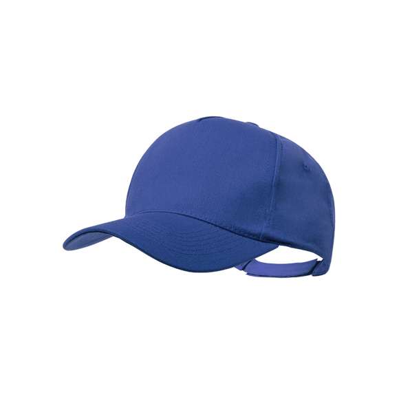 Gorra de línea nature de 5 paneles, fabricada en combinación de algodón reciclado y poliéster reciclado. Certificación GRS (Global Recycled Standard / Estándar de Reciclaje Global), que garantiza el origen reciclado del material usado para fabricar el producto. Con cierre ajustable de velcro y disponible en variada gama de colores.