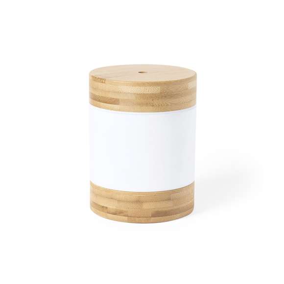 Elegante y decorativo humidificador de línea nature, fabricado en combinación de bambú con resistente PC. Con luz led de 2 posiciones y vaporización continua. Depósito de 250 ml, indicado para uso en estancias de hasta 25m2. Conexión USB y cable Micro USB incluido de 100 cm. Presentado en atractiva caja de diseño eco.