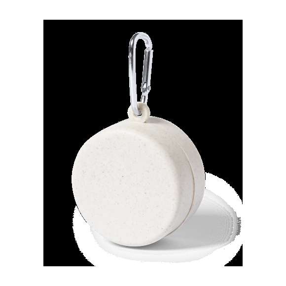 Original vaso plegable para emergencias fabricado en PP veteado libre de BPA. De 220ml de capacidad, con mosquetón metálico de transporte. Certificación Food Grade, garantizando la seguridad cuando los alimentos entran en contacto con el material usado para fabricar el producto.