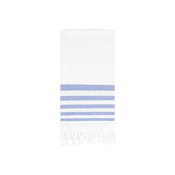 Pareo toalla de diseño bicolor, fabricado en material 100% algodón de 180g/m2. Tamaño 170x90cm y disponible en variada gama de colores.