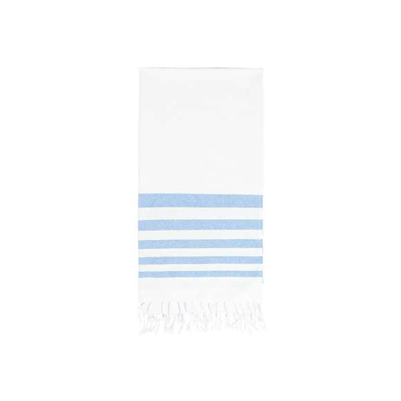 Pareo toalla de diseño bicolor, fabricado en material 100% algodón de 180g/m2. Tamaño 170x90cm y disponible en variada gama de colores.