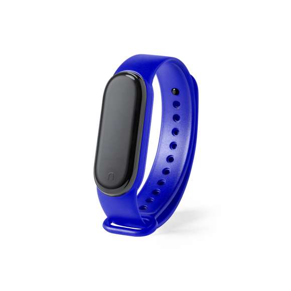 Brazalete inteligente multifunción de diseño deportivo, con batería de litio y conexión Bluetooth® 4.0, recargable mediante conexión USB -cable incluido-. Su cuerpo en material TPU y su pantalla a color TFT integrada de 0,96 pulgadas lo convierten en el gadget perfecto para todo tipo de actividades deportivas, de ocio y para el día a día. APP disponible para iOS y Android. Con monitorización de frecuencia cardíaca, presión arterial y multitud de funciones. Presentado en atractiva caja de diseño.