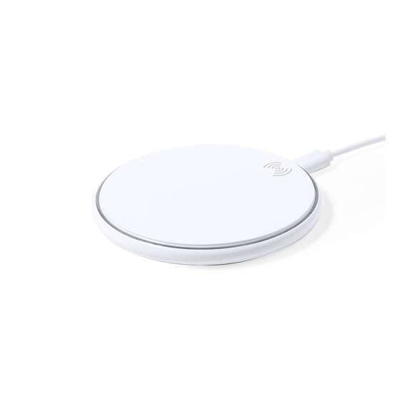 Cargador inalámbrico circular, con carga rápida de 15W y base antideslizante. Cable micro USB incluido y compatible con smartphones con tecnología de carga inalámbrica. Presentado en atractiva caja de diseño. Disponible manual de instrucciones en español e inglés. En cumplimiento con los requisitos de seguridad: Sistema de protección contra sobrecalentamiento.Sistema de protección contra sobrecarga.Sistema de bloqueo para evitar cortocircuitos.