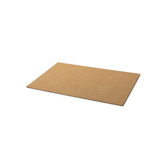 Alfombrilla sobremesa de línea nature fabricada en corcho natural. De tamaño extra grande para dar cabida a los diferentes gadgets del escritorio.