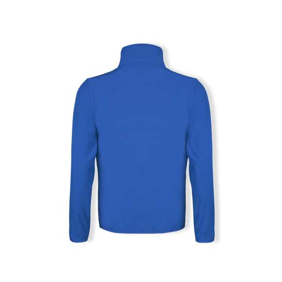 Chaqueta impermeable y transpirable en combinación de materiales RPET, elaborados a partir de plástico reciclado, para así fomentar la reutilización de residuos plásticos y contribuir a la sostenibilidad del planeta: exterior en soft shell y elastano de 300g/m2 con interior en 100% poliéster microfleece. Con distintivo eco en dobladillo inferior de la prenda. bramp;gt  Resistente al viento y al agua, con cierre de cremallera y tiradores a juego. Incluye bolsillo frontal en pecho y laterales con cierre de cremallera invisible y tiradores a juego. Disponible en variada gama de colores y en tallas S, M, L, XL, XXL.