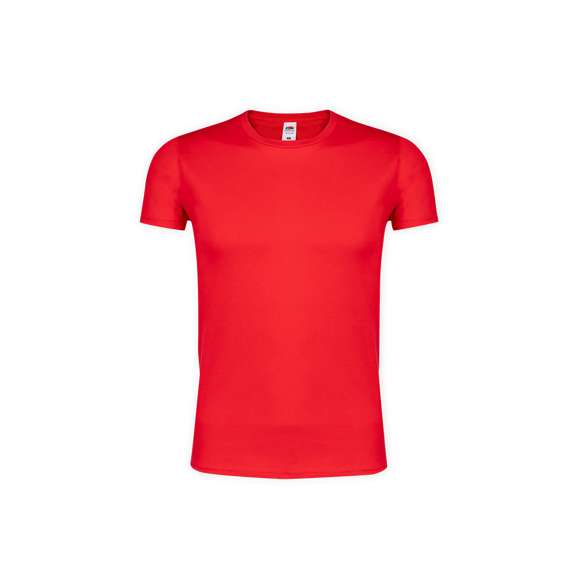 Camiseta para adulto color Iconic de Fruit Of The Loom. Fabricada en material 100% algodón peinado Ring Spun de 150g/m2 hilado en anillo. De tacto suave y corte moderno, con cuello redondo estrecho de canalé1x1 y tapeta a juego. Etiqueta fácilmente removible y disponible en variada gama de colores. Tallas S, M, L, XL, XXL.