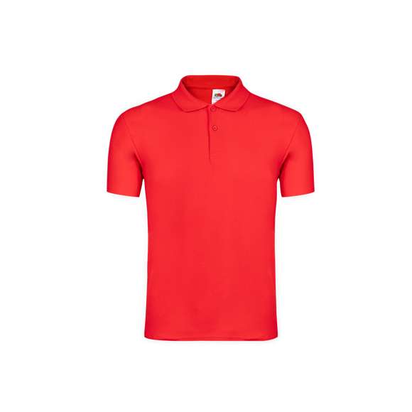 Polo adulto color Original de Fruit Of The Loom. Fabricado en material 100% algodón piqué de 185g/m2 de tacto suave y corte clásico. Con costuras laterales para un óptimo ajuste y tapeta de dos botones reforzado con teñido a juego. Etiqueta fácilmente removible y disponible en variada gama de colores. Tallas S, M, L, XL, XXL.