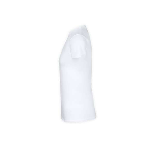 Camiseta para adulto blanca Original T de Fruit Of The Loom. Fabricada en material 100% algodón de 140g/m2. De tacto suave, con cuello redondo ribeteado y tapeta a juego. Con malla más cerrada para optimizar la calidad de impresión y disponible en tallas S, M, L, XL, XXL.