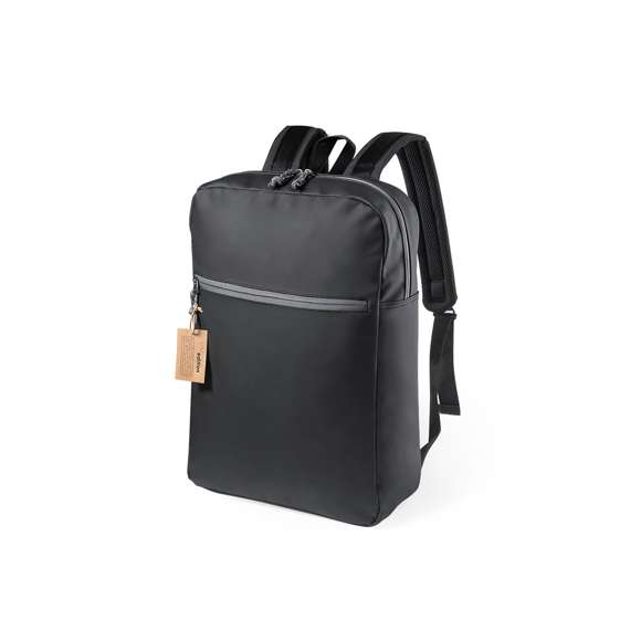  	Mochila de la más alta gama colección Limited Edition. Un complemento moderno, funcional y de gran belleza que sobrepasa todas las expectativas. Caracterizada por su elegante y minimalista diseño así como su calidad premium en resistente material texturizado de superficie infinita 600D/PVC. Cierre de cremallera invisible y bolsillo frontal. Con acolchado ergonómico en espalda y cintas de hombros, incluye compartimento interior acolchado para portátil de hasta 15 pulgadas y multiples compartimentos elásticos para una óptima organización de sus accesorios. 	 	De la perfecta combinación entre exclusividad y diseño, nace Limited Edition, una colección especial de ideas promocionales de edidición limitada. Un nuevo concepto, inspirado en la fusión de artículos premium con las últimas y más novedosas tendencias y que cuenta con una seleción limitada de unidades, convirtiendo así un regalo en una experiencia única e inolvidable. 	 	Exclusivo estuche de presentación Limited Edition, con diseño protegido por derechos de propiedad industrial. 	 	Incluida tarjeta con descripción de Limited Edition en cartón reciclado.