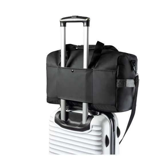  	Bolso de la más alta gama de Limited Edition. Combina perfectamente estética y funcionalidad. Su elegante a la par que moderno exterior incluye compartimento principal con cierre de cremallera invisible y doble tirador y resistentes asas de nylon con rerfuerzos. Con cinta bandolera ajustable. Fabricado cumpliendo los estándares de calidad más premium, en resistente material texturizado de superficie infinita 600D/PVC, forrada en su interior en suave tejido efecto nylon. 	 	De la perfecta combinación entre exclusividad y diseño, nace Limited Edition, una colección especial de ideas promocionales de edidición limitada. Un nuevo concepto, inspirado en la fusión de artículos premium con las últimas y más novedosas tendencias y que cuenta con una seleción limitada de unidades, convirtiendo así un regalo en una experiencia única e inolvidable. 	 	Exclusivo estuche de presentación Limited Edition, con diseño protegido por derechos de propiedad industrial. 	 	Incluida tarjeta con descripción de Limited Edition en cartón reciclado.