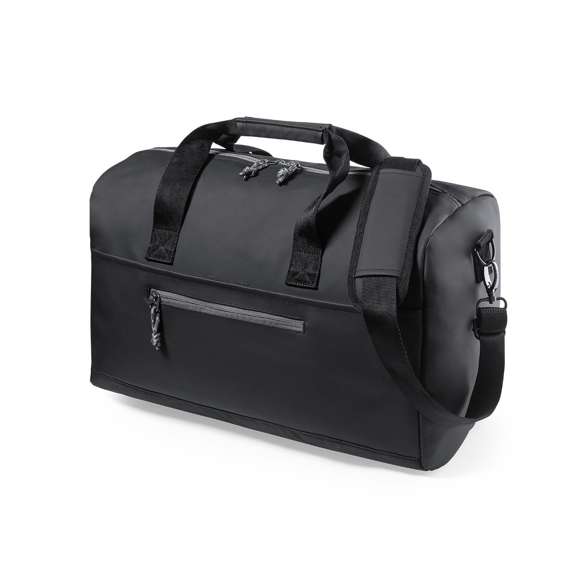  	Bolso de la más alta gama de Limited Edition. Combina perfectamente estética y funcionalidad. Su elegante a la par que moderno exterior incluye compartimento principal con cierre de cremallera invisible y doble tirador y resistentes asas de nylon con rerfuerzos. Con cinta bandolera ajustable. Fabricado cumpliendo los estándares de calidad más premium, en resistente material texturizado de superficie infinita 600D/PVC, forrada en su interior en suave tejido efecto nylon. 	 	De la perfecta combinación entre exclusividad y diseño, nace Limited Edition, una colección especial de ideas promocionales de edidición limitada. Un nuevo concepto, inspirado en la fusión de artículos premium con las últimas y más novedosas tendencias y que cuenta con una seleción limitada de unidades, convirtiendo así un regalo en una experiencia única e inolvidable. 	 	Exclusivo estuche de presentación Limited Edition, con diseño protegido por derechos de propiedad industrial. 	 	Incluida tarjeta con descripción de Limited Edition en cartón reciclado.