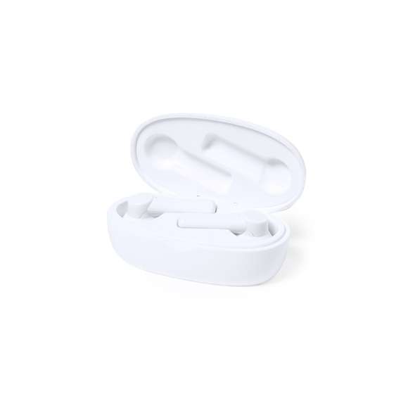 Auriculares intraurales de línea nature fabricados en resistente material PLA -Ácido PoliLáctico-, que se obtiene a partir de recursos 100% naturales como el almidón de maíz, la yuca o la caña de azúcar, pudiendo convertirse en 100% compostable al final de su ciclo de vida útil. Conexión Bluetooth® 5.0 y función manos libres, con elegante tapa en bambú. De diseño ergonómico, incluyen botón de control táctil integrado en el auricular, con base de carga a juego. Recargables, con cable Tipo C incluido. Presentados en caja individual de diseño eco en cartón kraft.