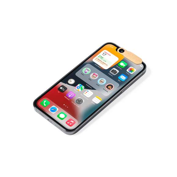 Tapa deslizante de línea nature fabricada en papel reciclado. Diseñada para cubrir la cámara de los dispositivos electrónicos y asegurar la protección de la privacidad. Con adhesivo 3M, de fijación extra fuerte y libre de residuos al despegarlo del dispositivo.