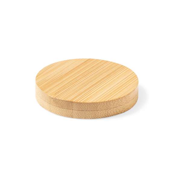 Original abridor magnético de línea nature, fabricado en resistente bambú, con sistema de apertura metálico.