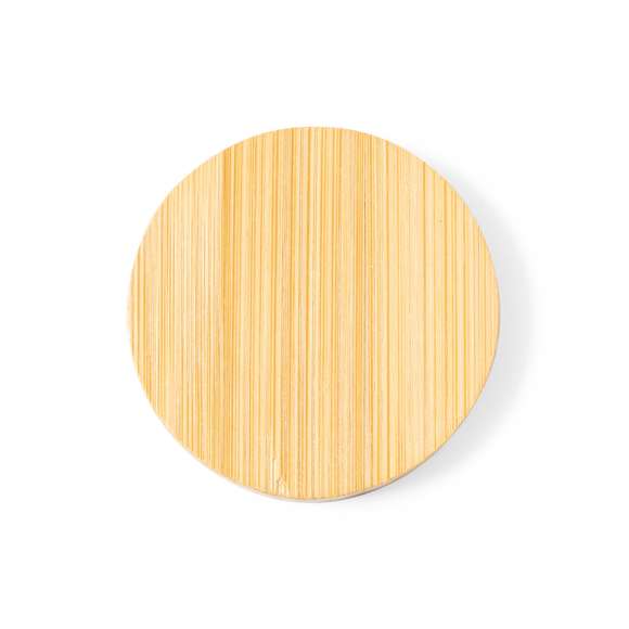 Original abridor magnético de línea nature, fabricado en resistente bambú, con sistema de apertura metálico.