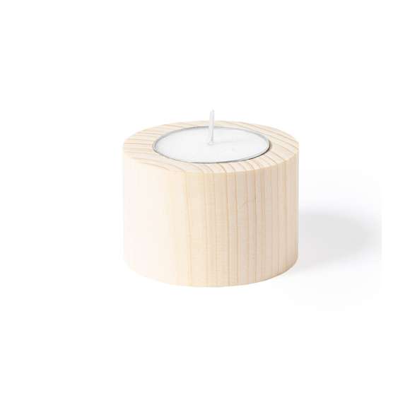 Original vela de línea nature con aroma vainilla. Base fabricada en madera natural, presentada en atractiva caja individual de diseño eco y acabado kraft.