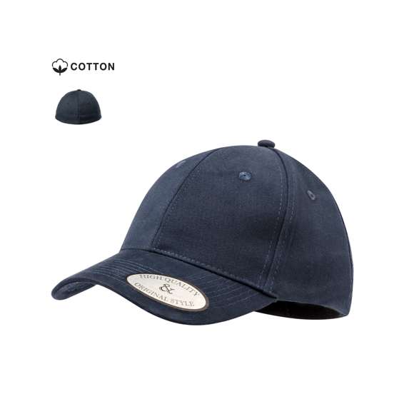 Gorra cerrada de 6 paneles de alta calidad y estilo original, fabricada en resistente combinación de algodón peinado y spandex. Con cómoda cinta interior elástica de suave ajuste en la cabeza y orificios de ventilación bordados. Disponible en variada gama de colores y en tallas S-M L-XL.