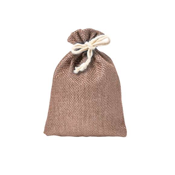  	Bolsa de presentación de inspiración nature y acabado cosido, fabricada en poliéster. Con cierre de cordón y disponible en variada gama de colores.