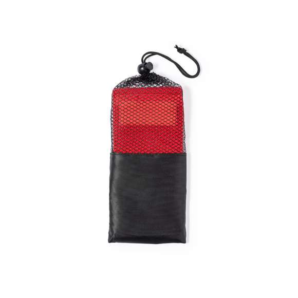 Goma elástica para fitness. Fabricada en combinación de poliéster y latex de alta calidad. De resistencia media y disponible en variada gama de colores. Presentación en funda de redecilla con cierre de cordón y ajustador. Incluido manual de instrucciones en español e inglés.