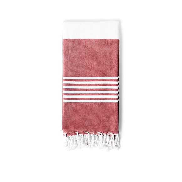Pareo toalla de diseño bicolor, fabricado en material 100% algodón de 180g/m2. Tamaño 170x90 cm y disponible en variada gama de colores.