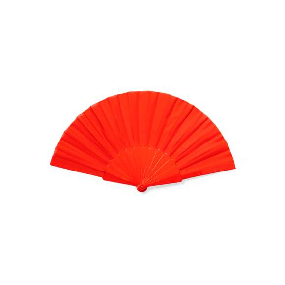 Abanico de línea nature con tela en resistente poliéster 210T RPET. Varillas a juego también en RPET, con distintivo inyectado en molde. Disponible en variada gama de colores y presentado en caja individual blanca con ventana.El material RPET se elabora a partir de plástico reciclado, para así fomentar la reutilización de residuos plásticos y ayudar a la sostenibilidad del planeta.