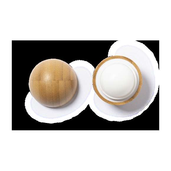  	Bálsamo labial de línea nature, con aroma vainilla y protección SPF15. En envase dosificador roll-on de bambú, con tapa a rosca.