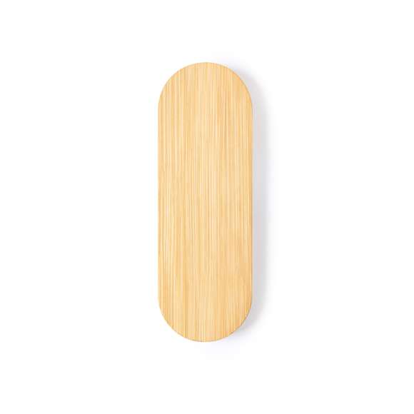 Original sacacorchos abridor magnético de línea nature, fabricado en resistente bambú. Con sacacorchos integrado en cuerpo y sistema de apertura metálico.
