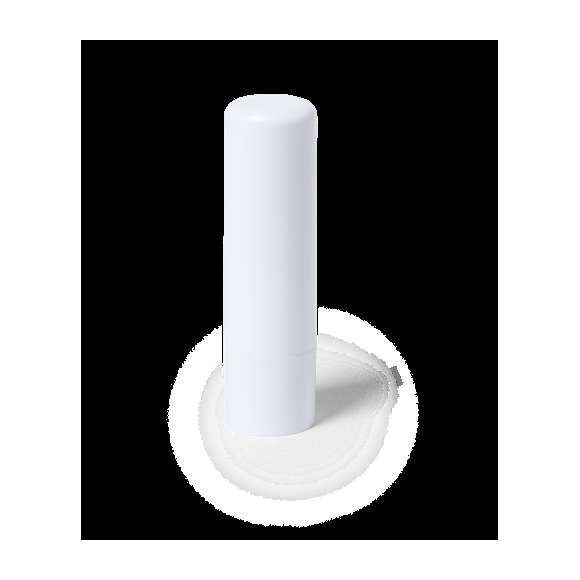 Bálsamo labial con aroma aloe vera. En envase dosificador de color blanco con capucha.