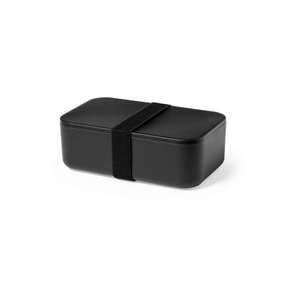Fiambrera fabricada en PP libre de BPA. De 1 l de capacidad y disponible en variada gama de colores, con cinta elástica de seguridad a juego. Certificación Food Grade, garantizando la seguridad cuando los alimentos entran en contacto con el material usado para fabricar el producto.