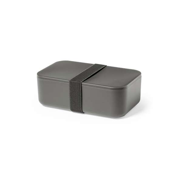 Fiambrera fabricada en PP libre de BPA. De 1 l de capacidad y disponible en variada gama de colores, con cinta elástica de seguridad a juego. Certificación Food Grade, garantizando la seguridad cuando los alimentos entran en contacto con el material usado para fabricar el producto.