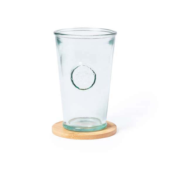 Posavasos de línea nature fabricado en bambú natural.