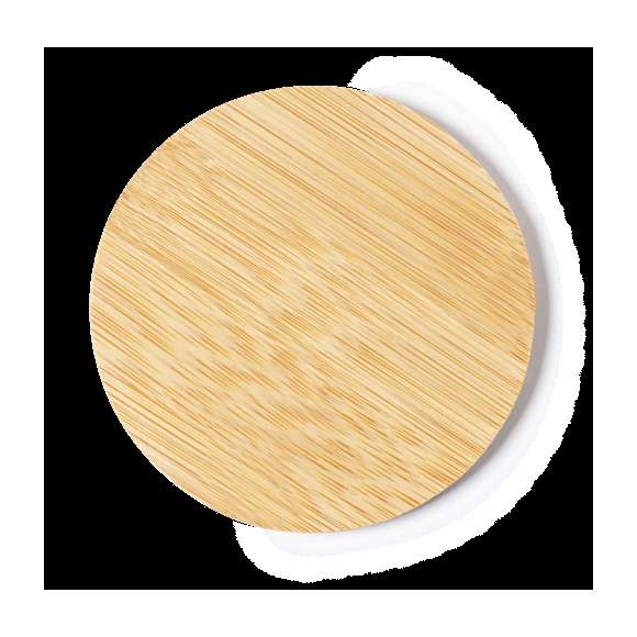 Posavasos de línea nature fabricado en bambú natural.