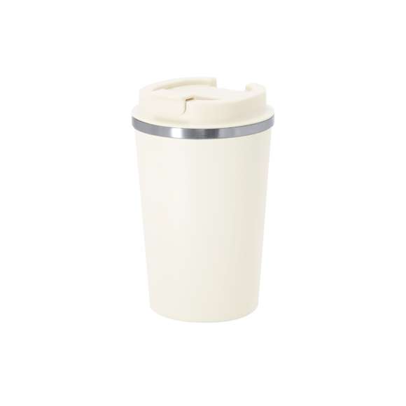 Vaso térmico de sobremesa fabricado en acero inox de doble pared y 350ml de capacidad. Con dosificador en tapa y abrefácil, libre de BPA. Disponible en variada gama de colores mate. Presentado en caja individual de diseño kraft.