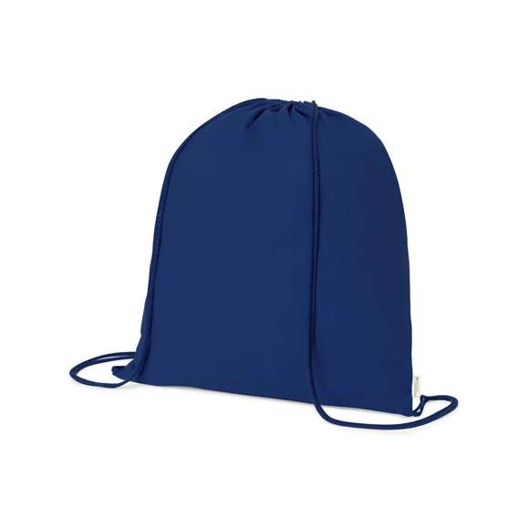 Mochila de cuerdas de línea nature fabricada en 100% algodón orgánico de 120g/m2. Compartimento principal con cordones en algodón y etiqueta exterior con distintivo algodón orgánico. Disponible en variada gama de colores.  Con certificación GOTS (Global Organic Textile Standard, ó Norma Mundial de Textiles Orgánicos) que garantiza que los tejidos están hechos de fibras orgánicas.