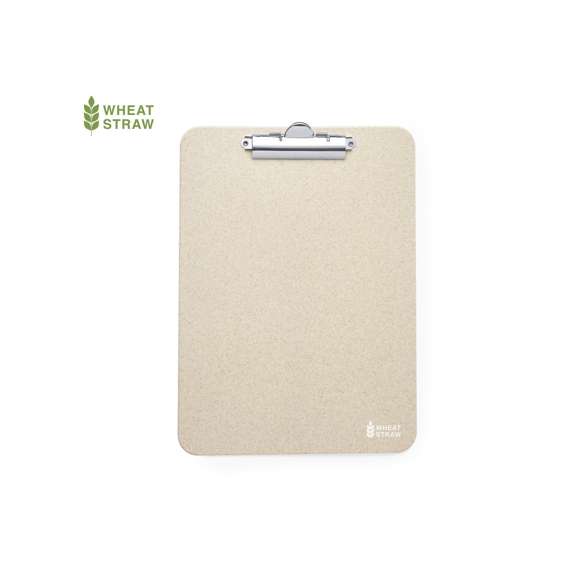 Organizador de línea nature fabricado en caña de trigo. Rígido y resistente, con pinza de sujeción metálica. Distintivo caña de trigo en una esquina y válido para hojas hasta tamaño A4.La caña de trigo fomenta la utilización de materias primas naturales, reduciendo así las emisiones contaminantes.