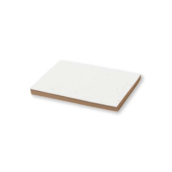 Bloc de notas de línea nature, con cubiertas fabricadas en papel semilla, reciclable y degradable. Incluye semillas de petunia en ambas cubiertas, convirtiéndolo así en papel plantable al final de su vida útil. Interior con 50 notas adhesivas de acabado kraft. Flores en colores surtidos, con instrucciones de plantado en la cubierta trasera y presentado en bolsa individual de papel reciclado.