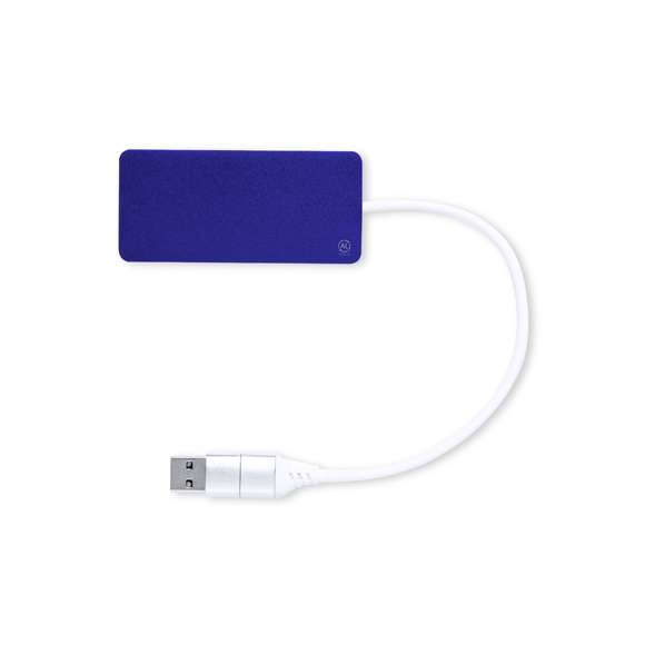 Puerto USB 2.0 fabricado en aluminio reciclado, con posibilidades de reciclaje casi infinitas, sin perder sus propiedades originales y consumiendo menos energía en este proceso. Incluye puerto Tipo C y 2 puertos USB, con entrada dual USB/Tipo C. Presentado en caja individual de diseño kraft.Fabricado conforme a estándares RoHS, con sistema de bloqueo para evitar cortocircuitos.