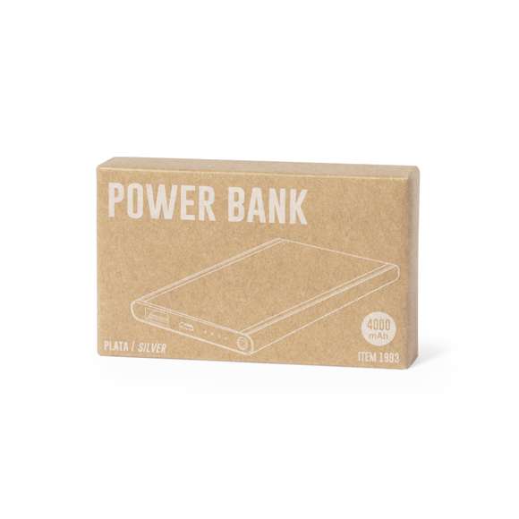 Batería auxiliar externa de 4.000 mAh fabricada en aluminio. Con salida USB y entrada Micro USB. Indicadores LED de estado de carga y cable de carga Micro USB incluido. Disponible en variada gama de colores y presentada en caja individual de diseño kraft, con manual de instrucciones en español e inglés.Entrada micro USB: 5V DC 1ASalida USB: 5V DC 1ALas capacidades mostradas en todas nuestras baterías auxiliares externas son reales, incorporando todas ellas baterías de grado A y no recicladas, con una vida útil de al menos 500 ciclos de carga y según normativa CE. Además, están fabricadas conforme a los estándares RoHS y en cumplimiento con los siguientes requisitos de seguridad:Sistema de protección contra sobrecarga del power bank. Sistema de protección contra descarga completa que proporciona una mayor durabilidad del power bank. Sistema de bloqueo para evitar cortocircuitos. Sistema de transferencia de carga constante, acorde con la capacidad del dispositivo de destino.