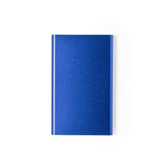 Batería auxiliar externa de 4.000 mAh fabricada en aluminio. Con salida USB y entrada Micro USB. Indicadores LED de estado de carga y cable de carga Micro USB incluido. Disponible en variada gama de colores y presentada en caja individual de diseño kraft, con manual de instrucciones en español e inglés.Entrada micro USB: 5V DC 1ASalida USB: 5V DC 1ALas capacidades mostradas en todas nuestras baterías auxiliares externas son reales, incorporando todas ellas baterías de grado A y no recicladas, con una vida útil de al menos 500 ciclos de carga y según normativa CE. Además, están fabricadas conforme a los estándares RoHS y en cumplimiento con los siguientes requisitos de seguridad:Sistema de protección contra sobrecarga del power bank. Sistema de protección contra descarga completa que proporciona una mayor durabilidad del power bank. Sistema de bloqueo para evitar cortocircuitos. Sistema de transferencia de carga constante, acorde con la capacidad del dispositivo de destino.