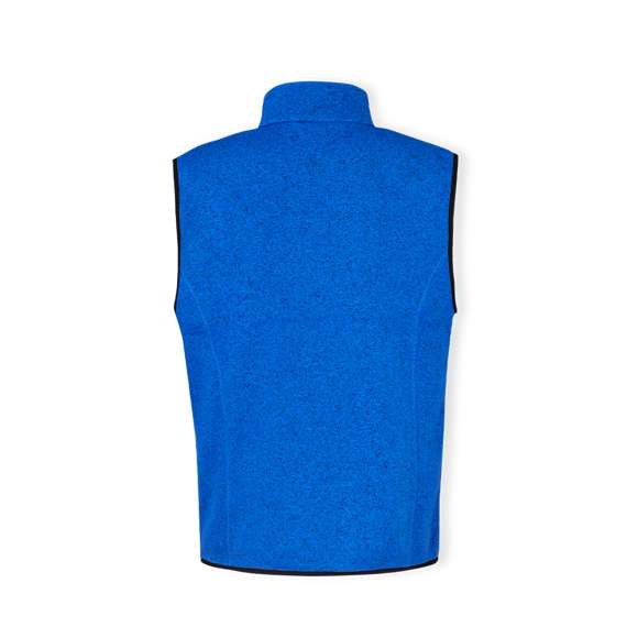Chaleco de elegante diseño bitono en cálido y suave polar fleece de 280g/m2, con tratamiento anti-pilling, disponible en distintos colores. Cremallera central, bolsillos laterales y práctico bolsillo en el pecho, con cierres reforzados y tiradores en color negro. Con costuras laterales de aspecto moderno que aseguran un ajuste perfecto. Disponible en tallas XS, S, M, L, XL, XXL.