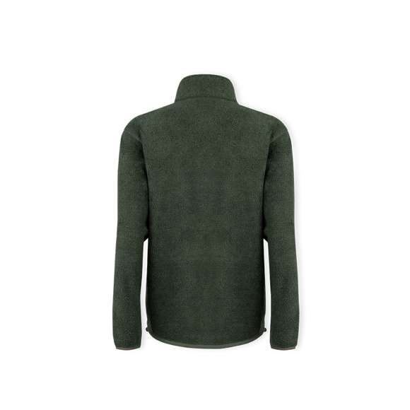 Chaqueta en cálido material sherpa RPET de 450g/m2, con interior de forro polar en color a juego. De suave tacto y estilo borrego. Bolsillo en pecho de poliéster RPET con cierre de cremallera y tirador a juego. Con cremallera central invertida en nailon y bolsillos laterales con tiradores de color a juego, que agregan un estilo único. Incluye distintivo eco en dobladillo inferior de la prenda.Disponible varios colores y en tallas XS, S, M, L, XL, XXL.