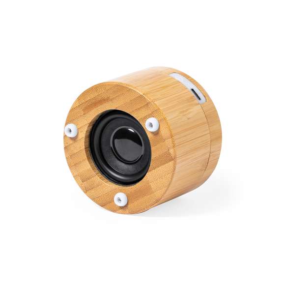 Lámpara multifunción fabricada en bambú. Con altavoz Bluetooth 5.0 de 3W de potencia y cargador inalámbrico de 15W. 2LEDs. Compatible con dispositivos móviles de carga inalámbrica, con cable cargador tipo C y viene presentada en una atractiva caja de diseño kraft. Disponible manual de instrucciones en español e inglés.Elaborado con elementos vegetales para así fomentar la utilización de materias primas naturales y reducir las emisiones contaminantes.