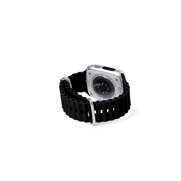 Reloj inteligente multifunción de diseño casual, con conexión Bluetooth 5.3 y recargable mediante conexión inalámbrica (cargador incluido). Elegante carcasa metálica, con correa en material TPU y pantalla TFT táctil de 1,83 pulgadas, ofreciendo una vibrante experiencia visual. Batería de 180 mAh de larga duración.Resistente a salpicaduras de agua, con APP disponible para iOS y Android. Base de carga incluida y presentado en atractiva caja de diseño kraft. Disponible manual de instrucciones en español e inglés.