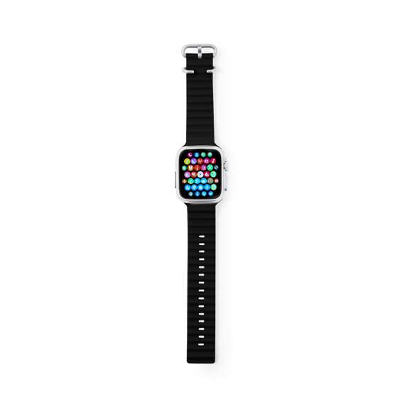 Reloj inteligente multifunción de diseño casual, con conexión Bluetooth 5.3 y recargable mediante conexión inalámbrica (cargador incluido). Elegante carcasa metálica, con correa en material TPU y pantalla TFT táctil de 1,83 pulgadas, ofreciendo una vibrante experiencia visual. Batería de 180 mAh de larga duración.Resistente a salpicaduras de agua, con APP disponible para iOS y Android. Base de carga incluida y presentado en atractiva caja de diseño kraft. Disponible manual de instrucciones en español e inglés.