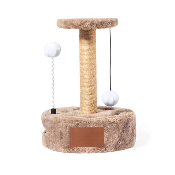 Divertido parque de juegos para mascotas. Original recreo para mascotas, incluye una base con huecos para esconder sorpresas únicas que descubrirán jugando. Incluye un relajante rascador y dos pelotas para una diversión continua. También es perfecto para el descanso gracias a su forro de suave pelo. Presentado en una caja individual kraft.